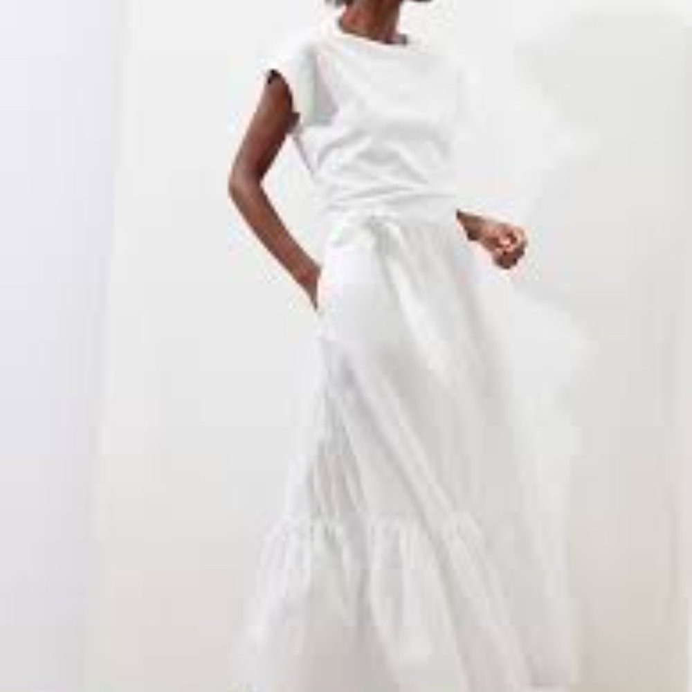 Banana Republic White Maxi Dress